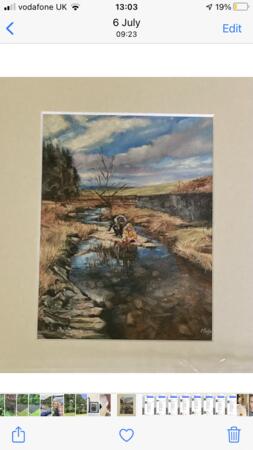 Mounted Giclee Print | Wild Land 