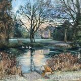 Mounted Giclee Print |Frosty Morning