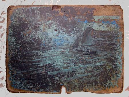 whitstable driftwood painting ( turner contemporary art margate entry )