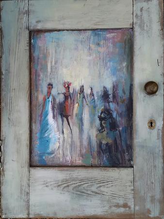 party through the door