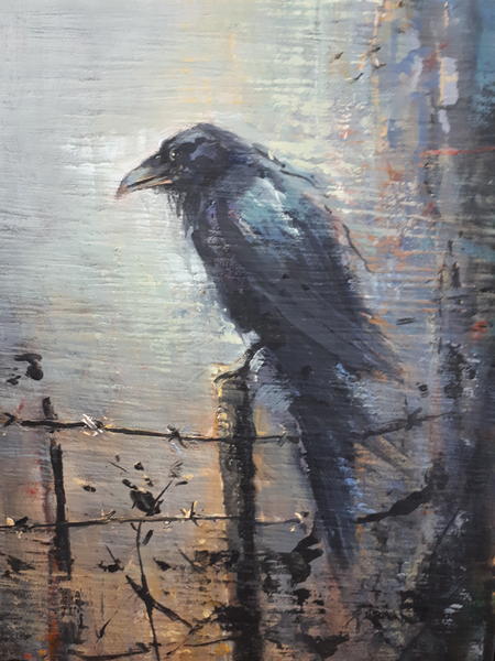 on the fence (close up )