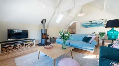 Shark painting in interior … Cornwall 