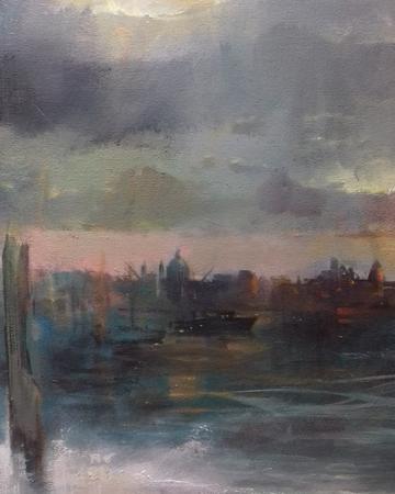 Detail of painting , in space