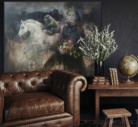 Interior example dark gothic art 