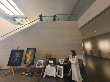 Exhibition in the scalpel building london