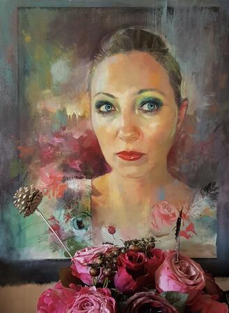 Viktoria portrait painting