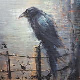 on the fence (close up )