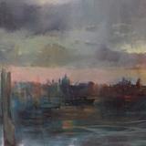 Detail of painting , in space