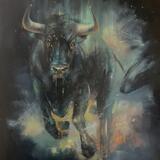 Charging bull