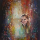 Viktoria  , portrait painting by Gary phillips