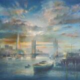 Take a trip large oil painting