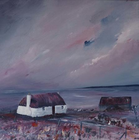 Croft House, Shed and Peat Stack N. Uist