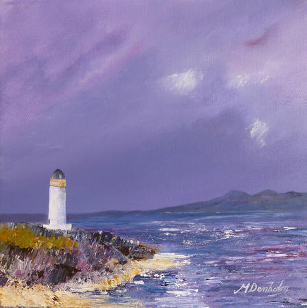 Looking to Jura in Twilight