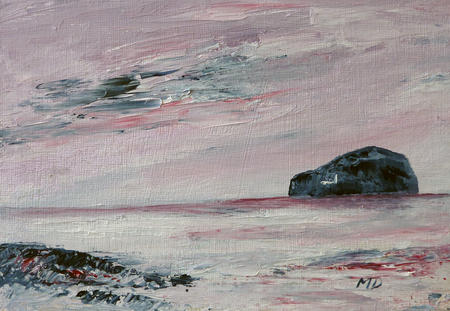 Dawn at the Bass Rock