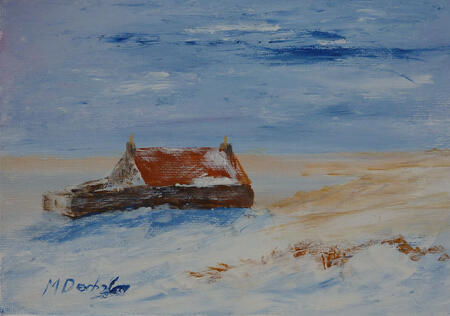 Abandoned Cottage in Winter