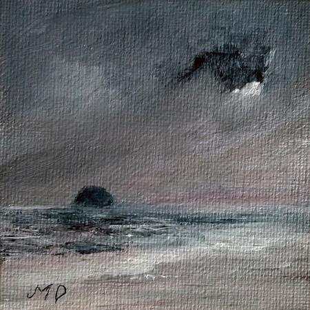 Storm Forming Over Ailsa Craig