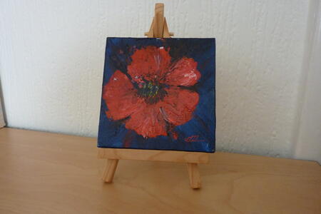 Palette Knife Poppy