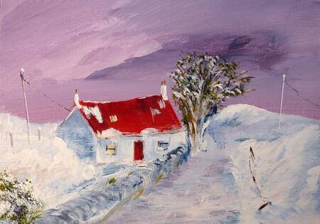 Snowfall at the Croft