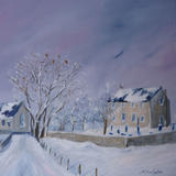 Slamannan Parish Church in Snow