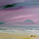 Sundown on Ailsa Craig