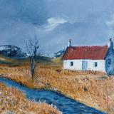 Red Roof In Glen Affric