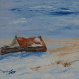 Abandoned Cottage in Winter