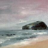 Bass Rock at Twilight