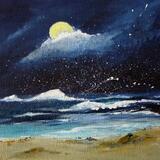 Moonlight on the Waves