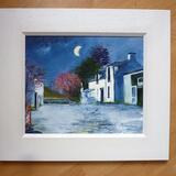 Farmhouse in Moonlight