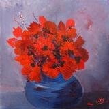 Vase of Poppies