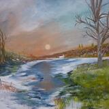 Reflections on a Winter Loch