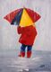 Red Coat in the Rain