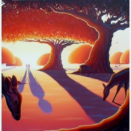 Autumn Romance in Summer Wood