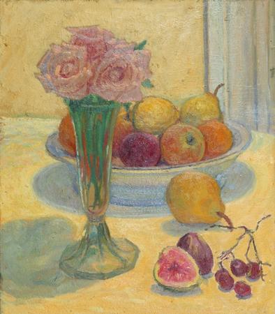 Roses and fruit