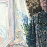 Self portrait and fishes