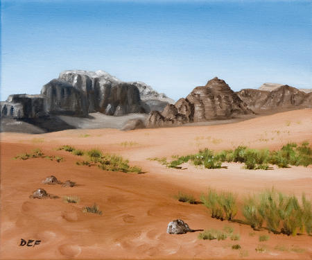 The Mountains of Wadi Rum, Jordan