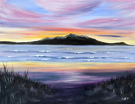 Arran sunset from Ayr