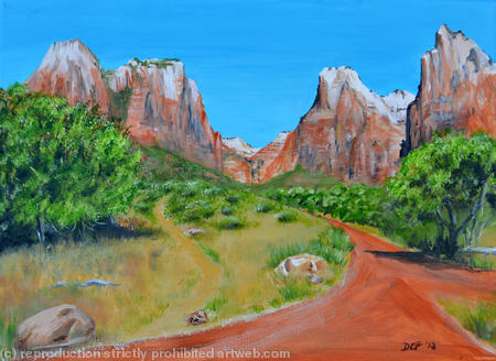 Court of the Patriarchs, Zion National Park