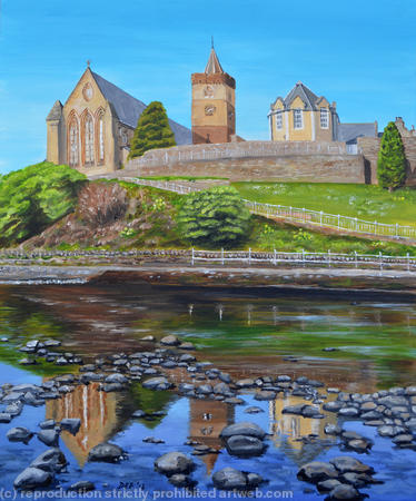 Spring Reflections, Dunblane Cathedral