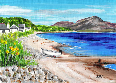 Boat on Whiting Bay, Arran