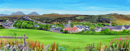 Stirling Skyline from Bannockburn