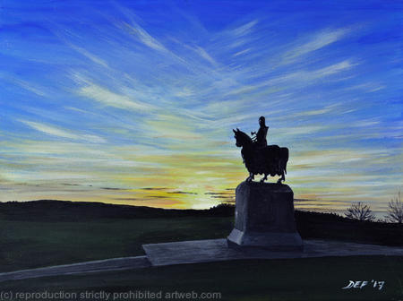 Battle of Bannockburn Sunset