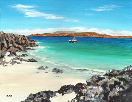 Looking across the Sound, Iona