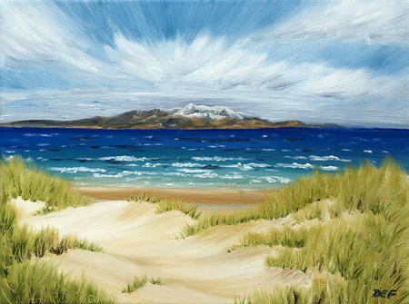 Arran through Sand Dunes, Ayr
