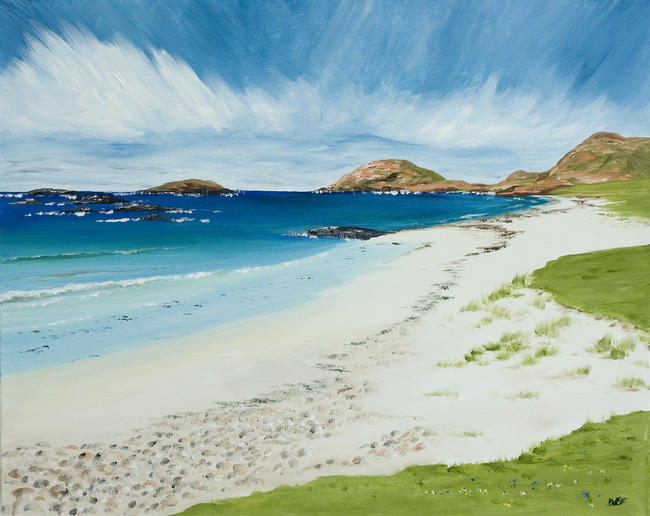 Blue Seas, White Sand, Iona