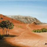 Trees at Wadi Rum, Jordan