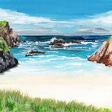 Choppy seas at Port Ban, Iona