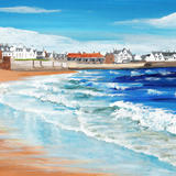 Waves and Wet Sand, Elie