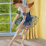 Young Ballerina by window