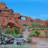 Silhouette Arch, Arches National Park